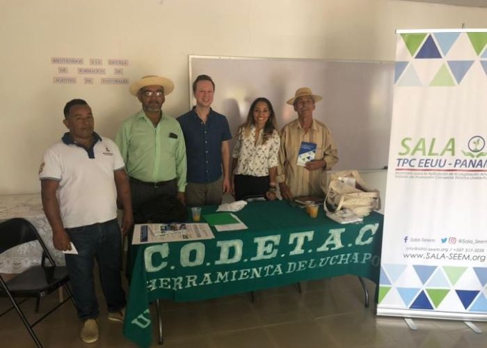 SALA-SEEM Organiza: Reunión de divulgación y coordinación con el Sr. Rubén Bernal y miembros de la Coordinadora para la Defensa de Tierras y Aguas de Coclé (CODETAC)
